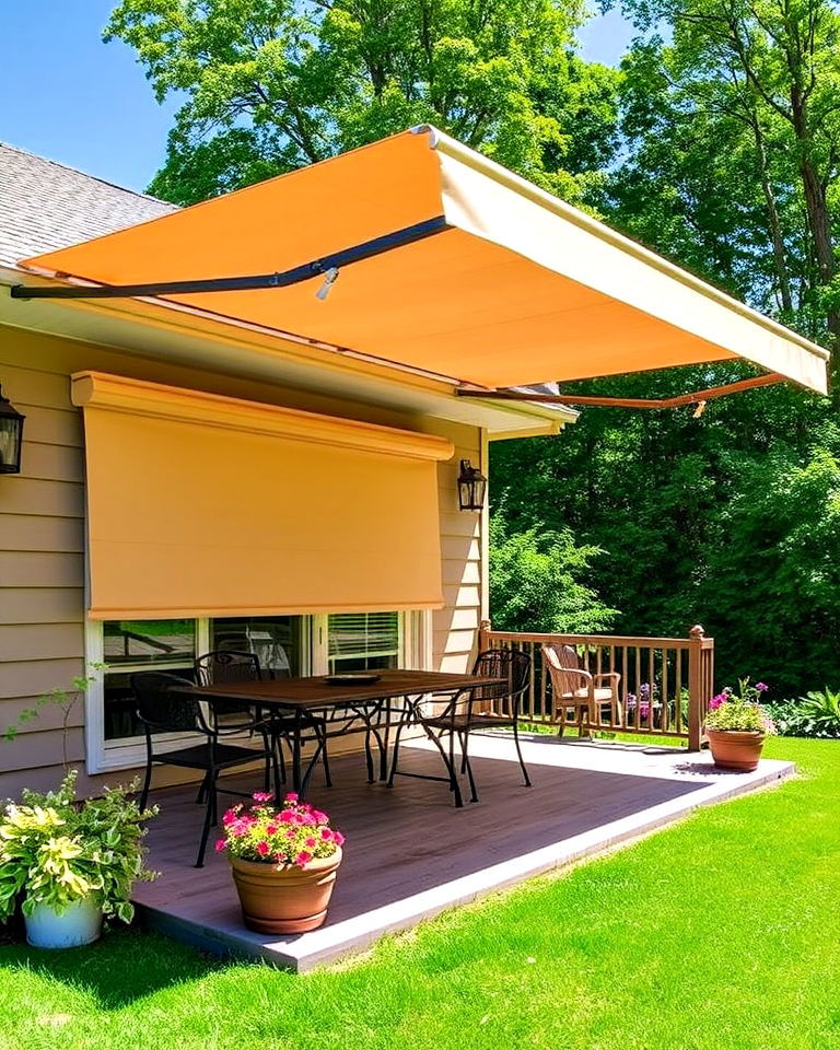 retractable awnings for garden shade - 20 Garden Shade Ideas