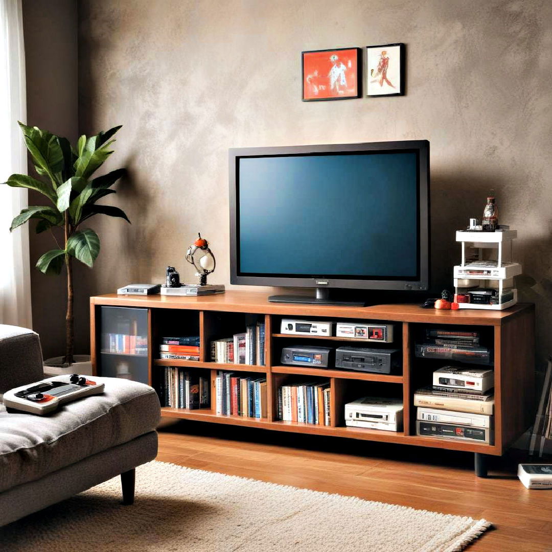 retro console collection ideas - 25 Basement Game Room Ideas