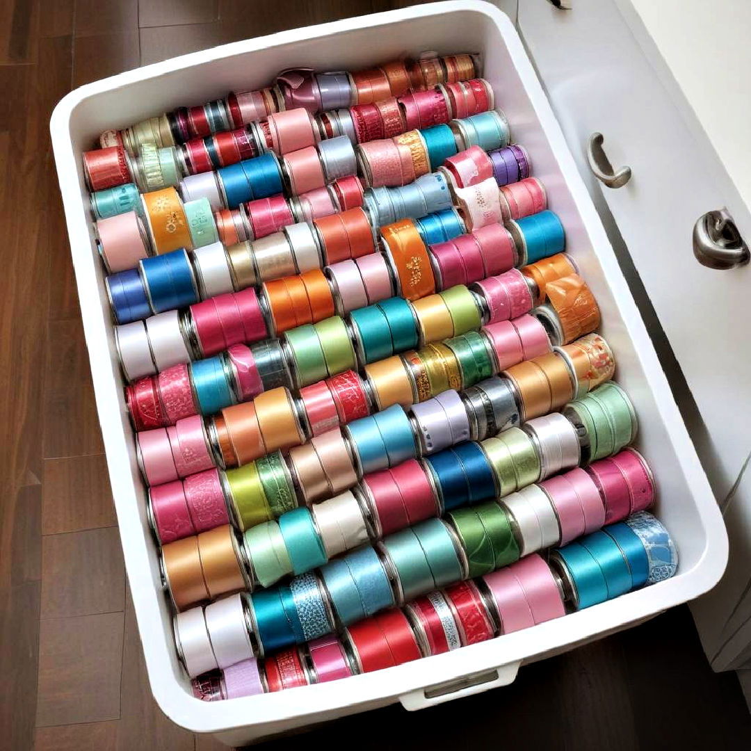 ribbon storage bin ideas - 15 Ribbon Storage Ideas
