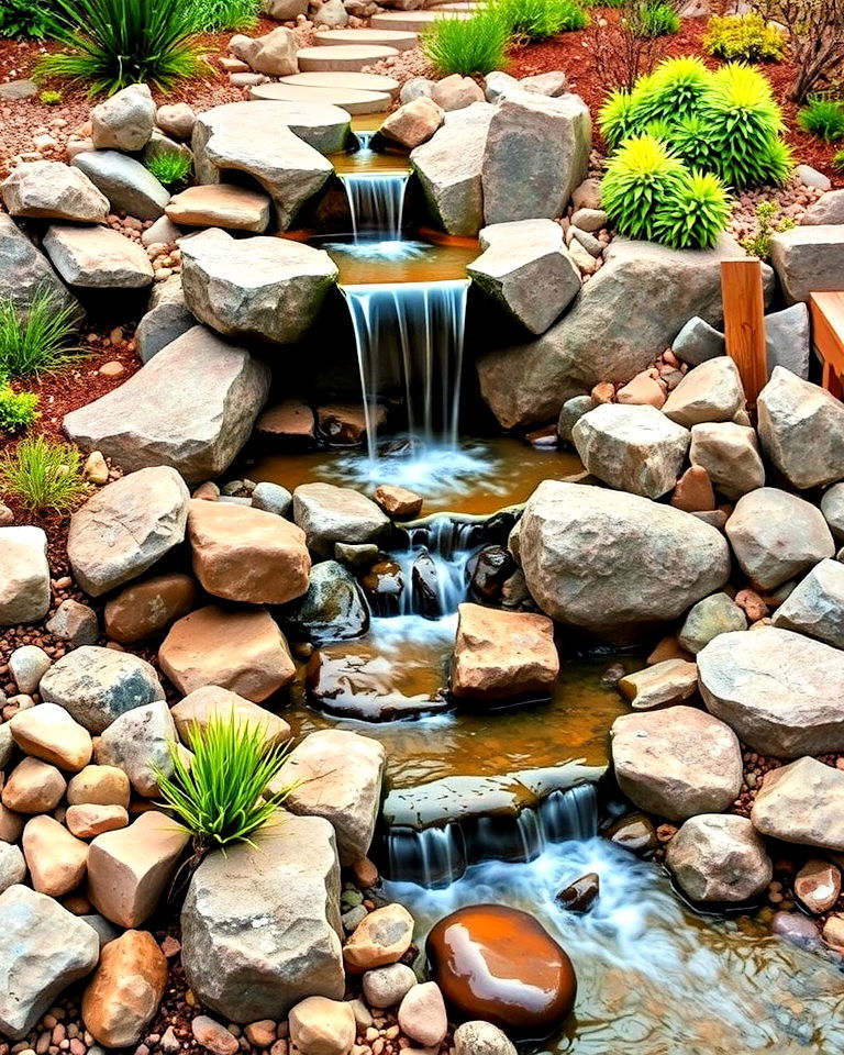rock garden waterfall ideas - 25 Waterfall Design Ideas