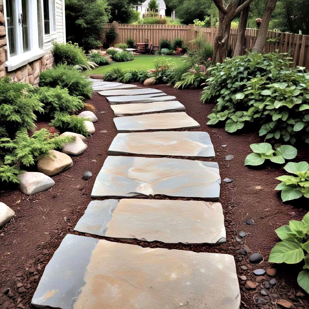 rock walkway for front yard landscaping - 30 Front Yard Landscaping Ideas With Rocks and Mulch
