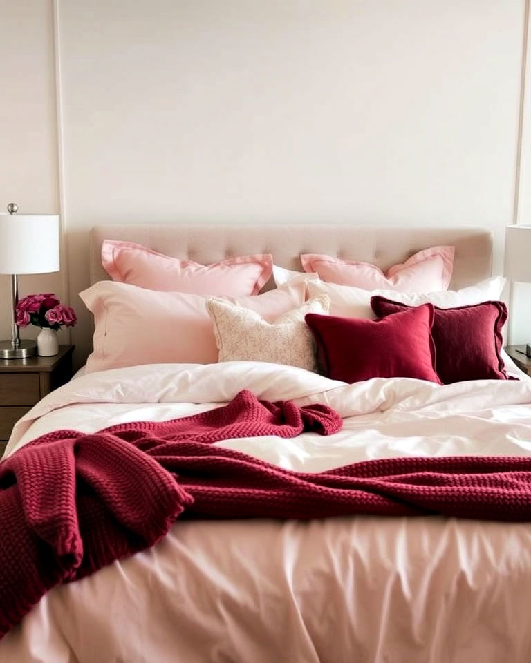 romantic hotel room with luxurious bedding - 30 Romantic Hotel Room Ideas