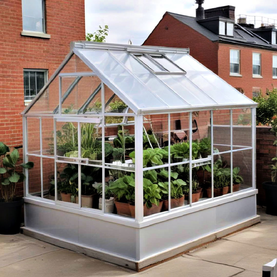 rooftop greenhouse for urban environment - 40 Rooftop Deck Ideas