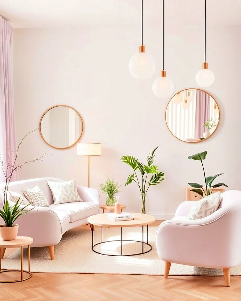 rounded edges and curves for danish pastel room - 25 Danish Pastel Room Ideas