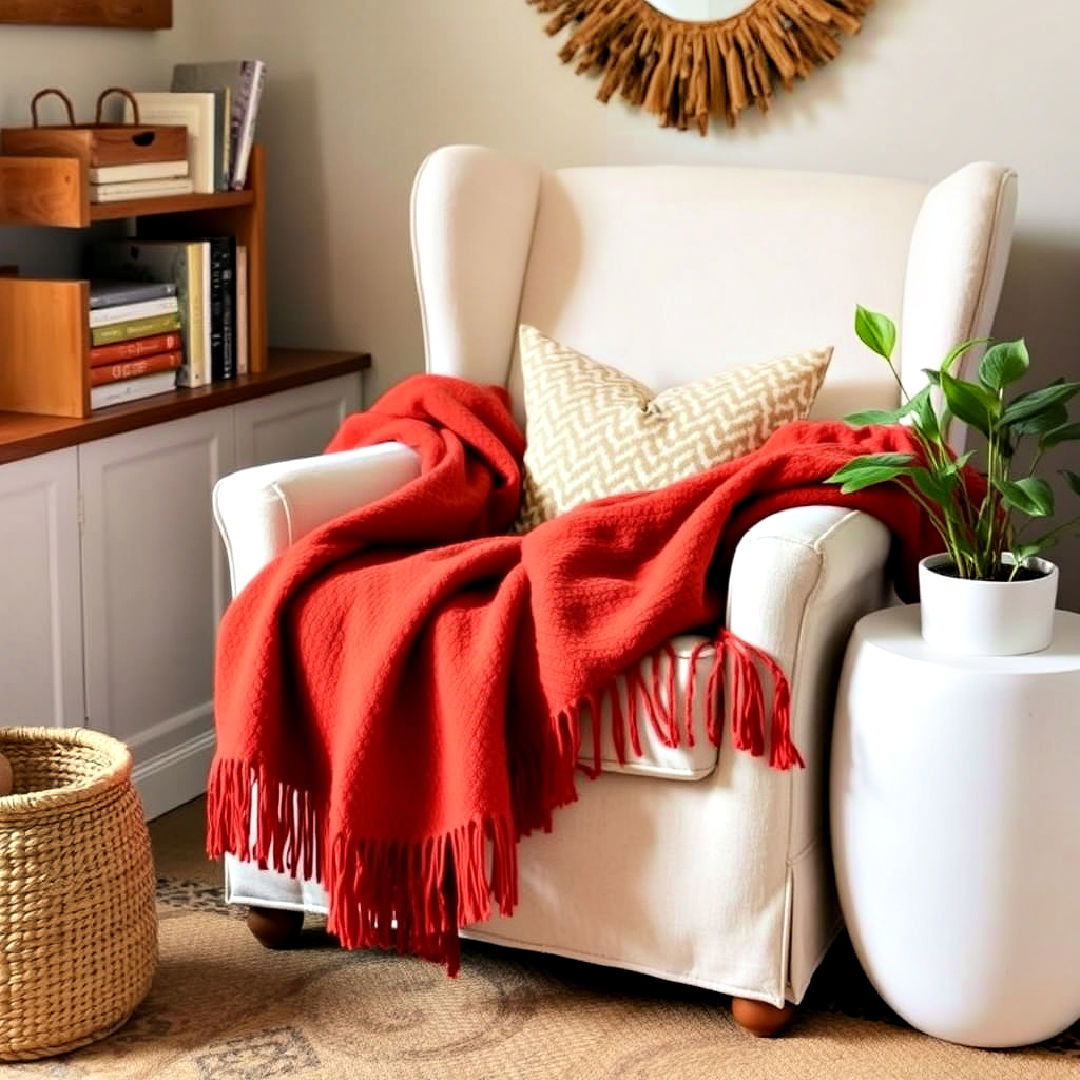 rust colored throw blanket ideas - 15 Rust Bedroom Ideas