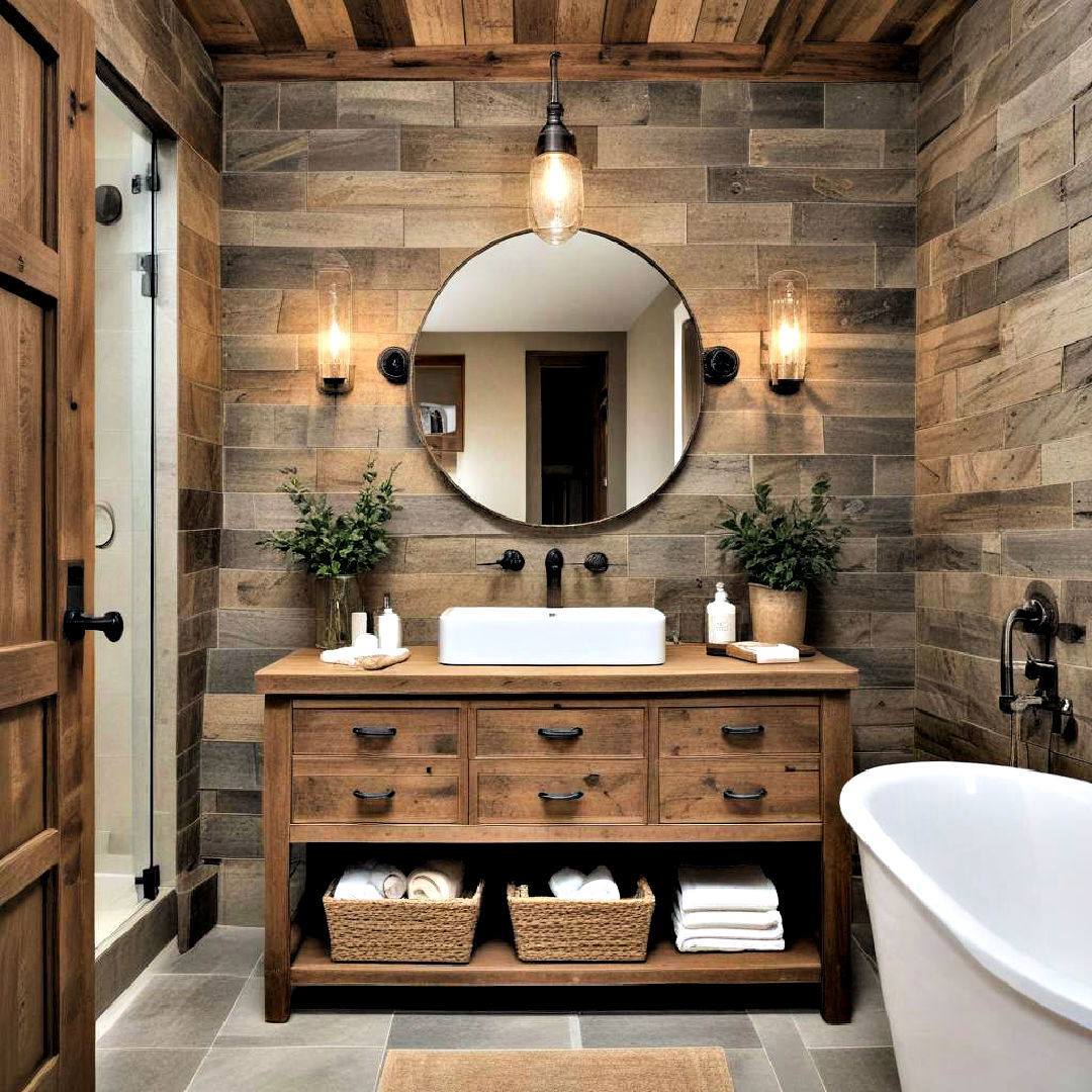 rustic bathroom design - 40 Bathroom Design Ideas