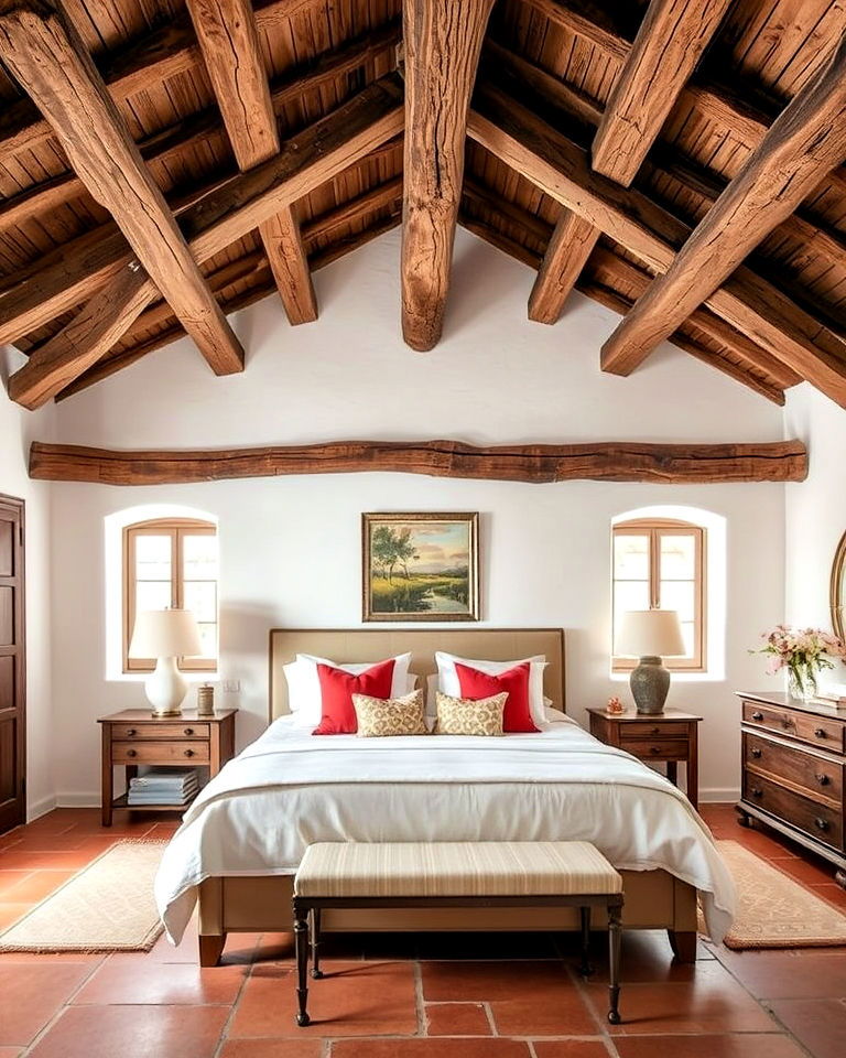 rustic charm with exposed beams - 20 Italian Interior Design Ideas