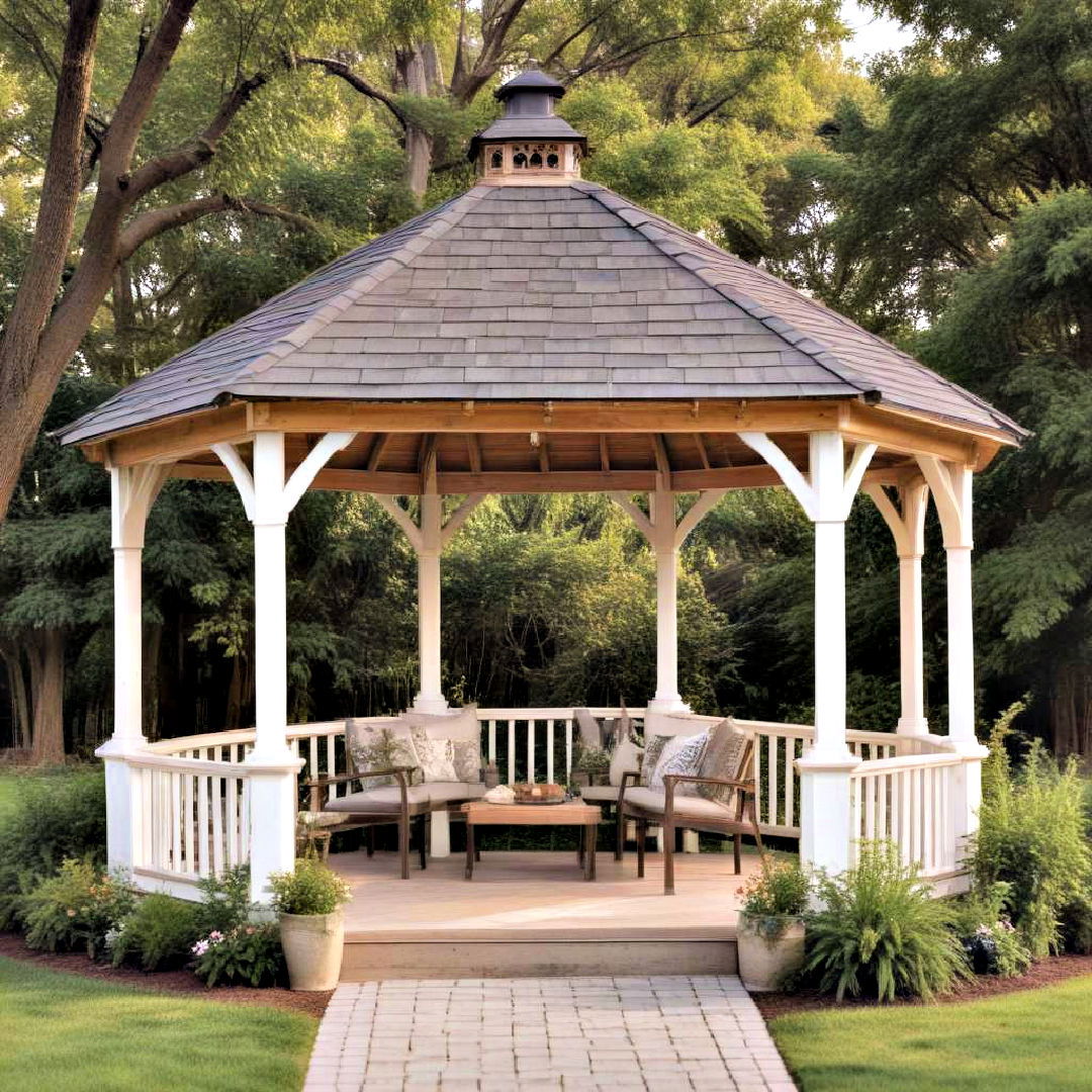 rustic farmhouse gazebo - 40 Gazebo Design Ideas