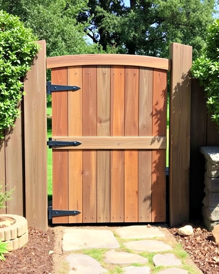 rustic garden gates for landscaping - 30 Rustic Landscaping Ideas