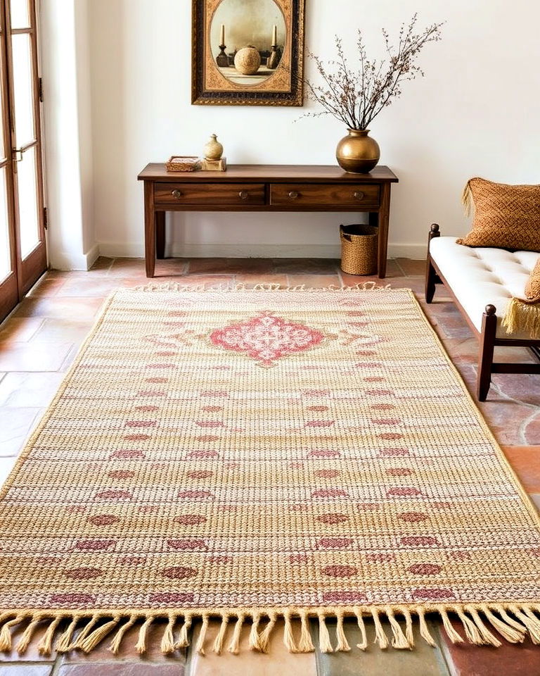 rustic italian handwoven rug - 20 Rustic Italian Decor Ideas