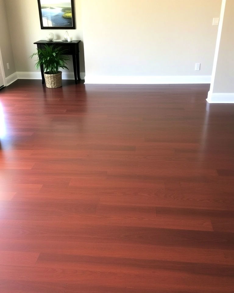 rustic mahogany stained concrete floor - 25 Stained Concrete Floors