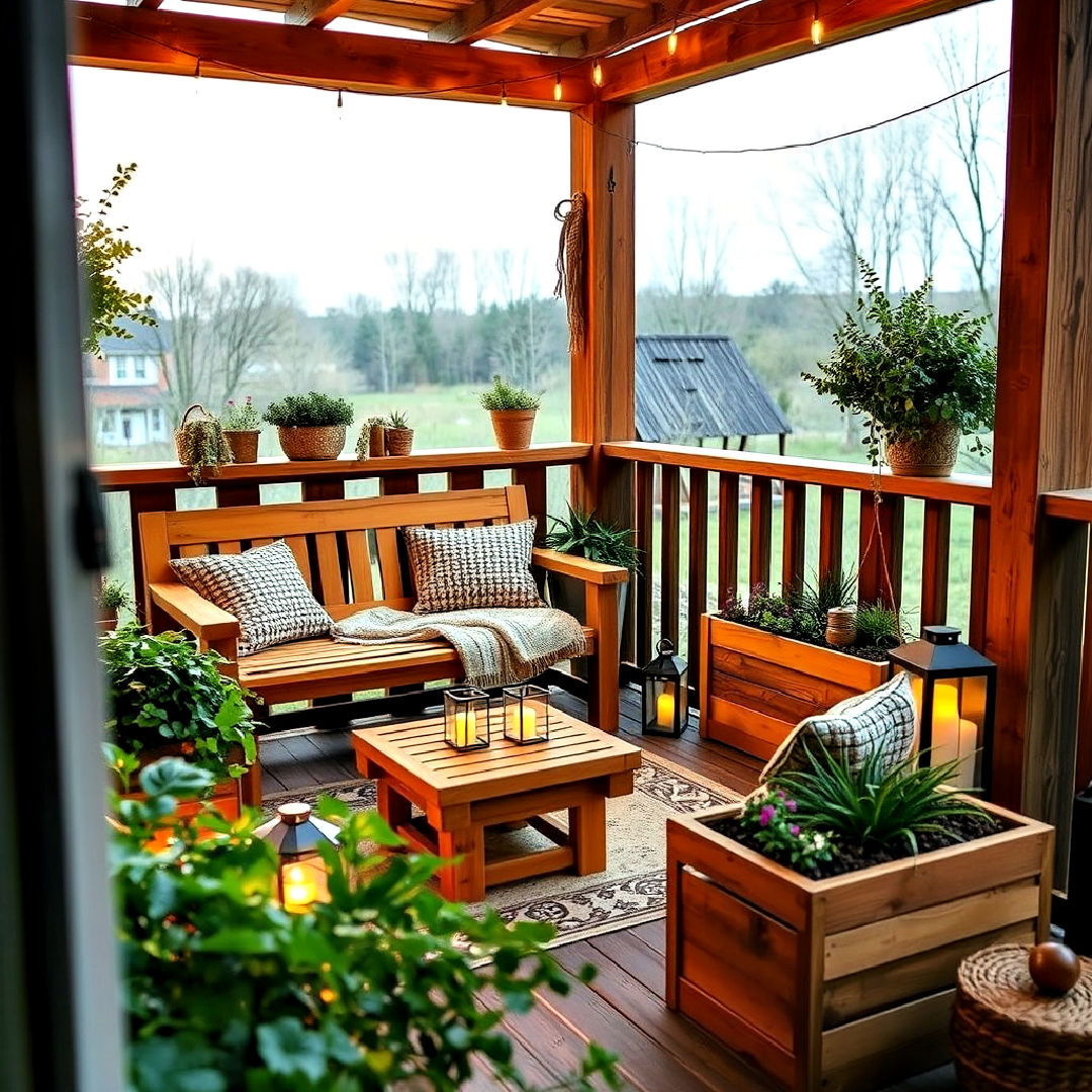 rustic vibe bedroom balcony - 20 Bedroom Balcony Ideas