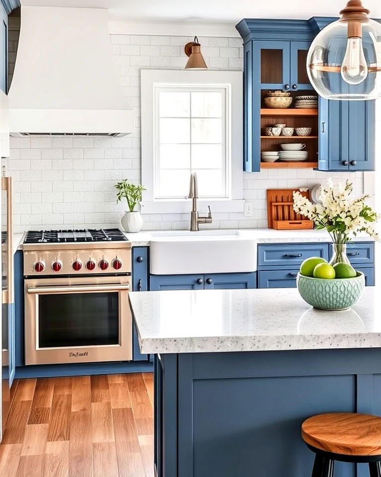 rustic vibe speckled white quartz - 20 Quartz Kitchen Countertops