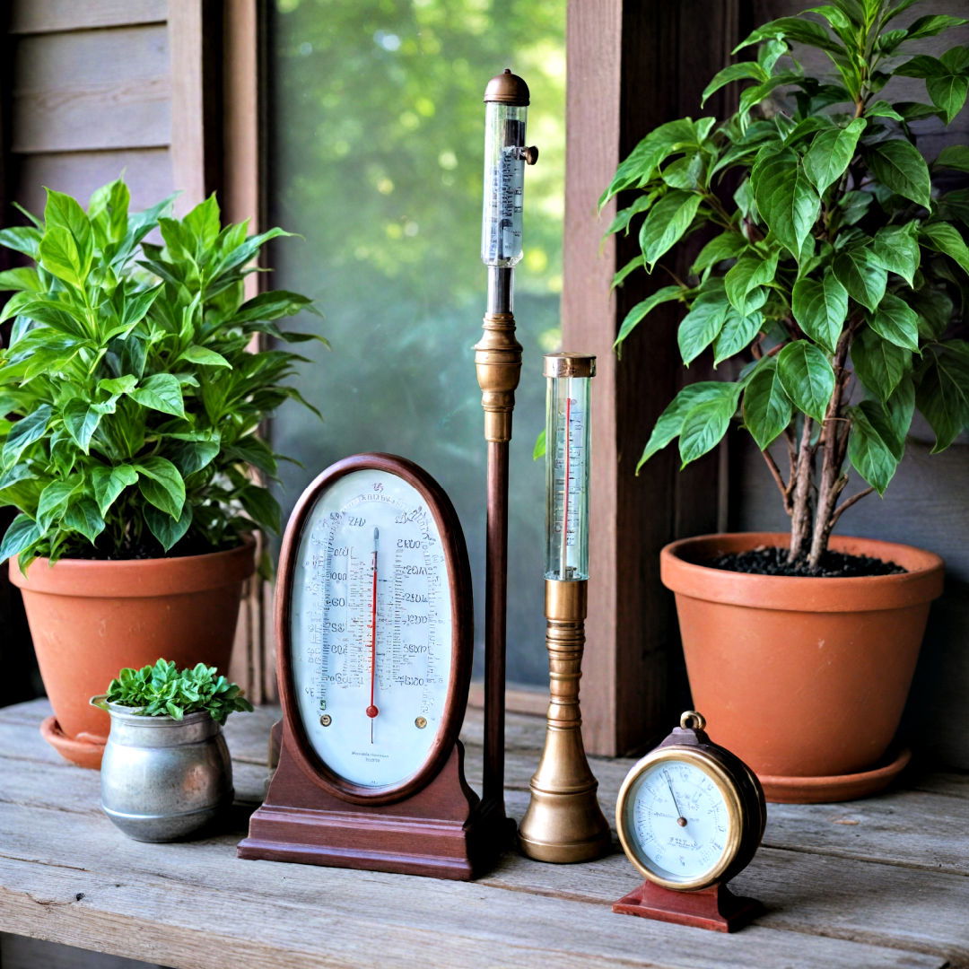 rustic weather instruments - 40 Front Porch Ideas