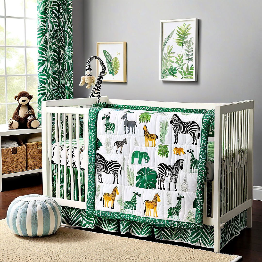 safari themed crib bedding ideas - 25 Safari Nursery Decor Ideas