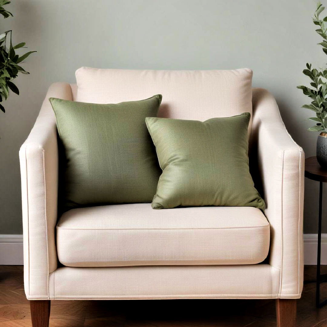 sage green accent pillows - 25 Rustic Sage Green Living Room Ideas