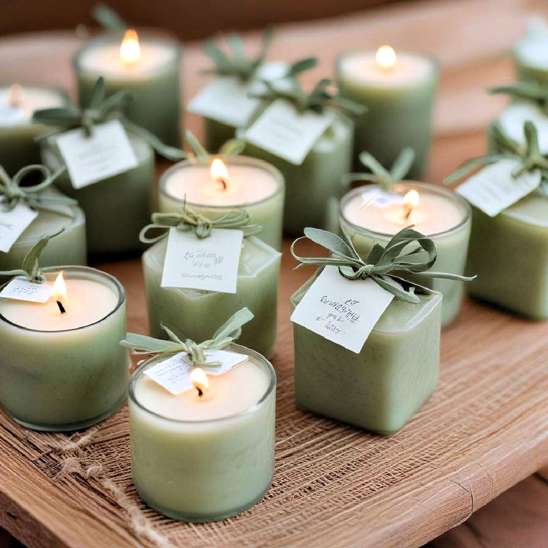 sage green wedding favors for guests - 30 Sage Green Wedding Ideas