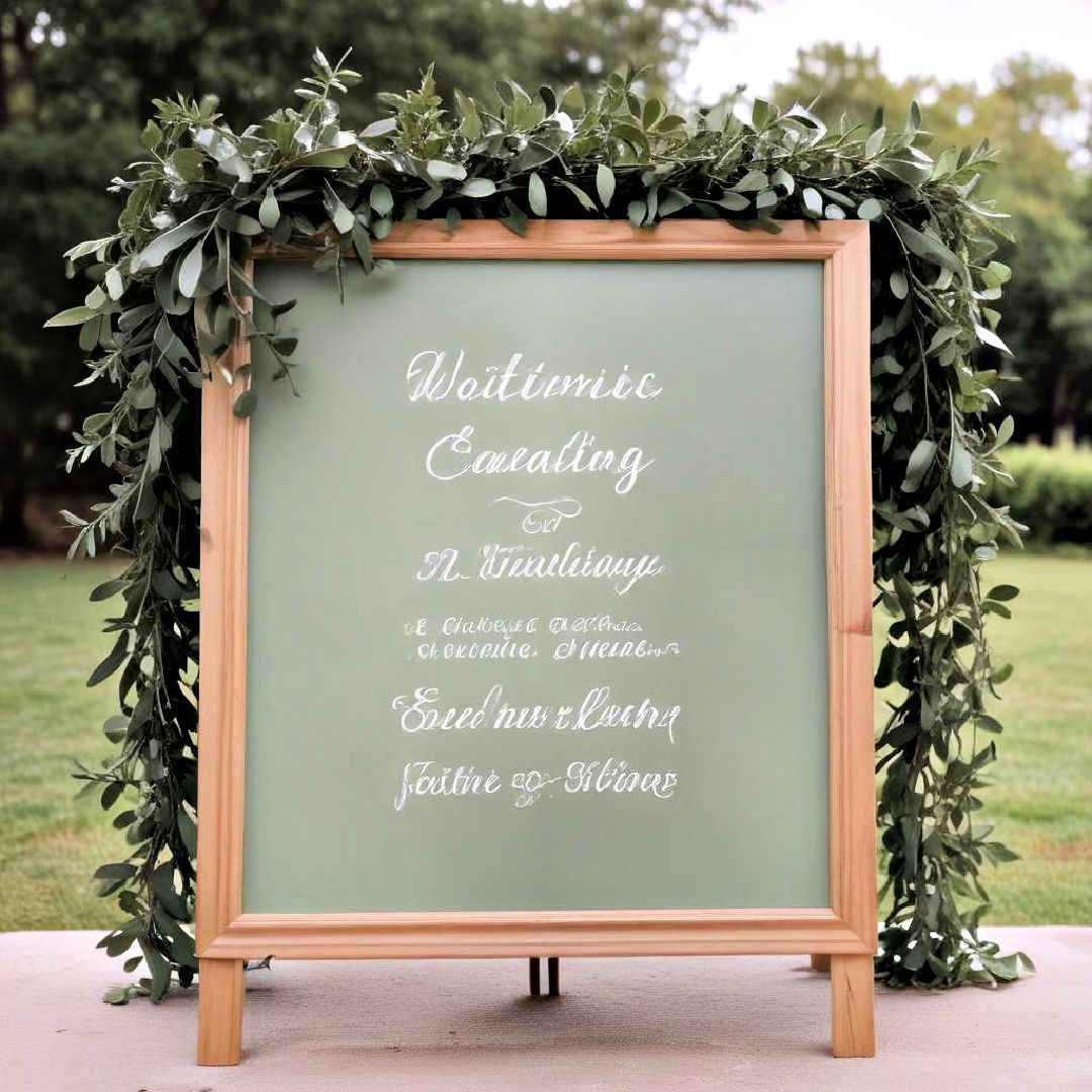 sage green wedding signage ideas - 30 Sage Green Wedding Ideas