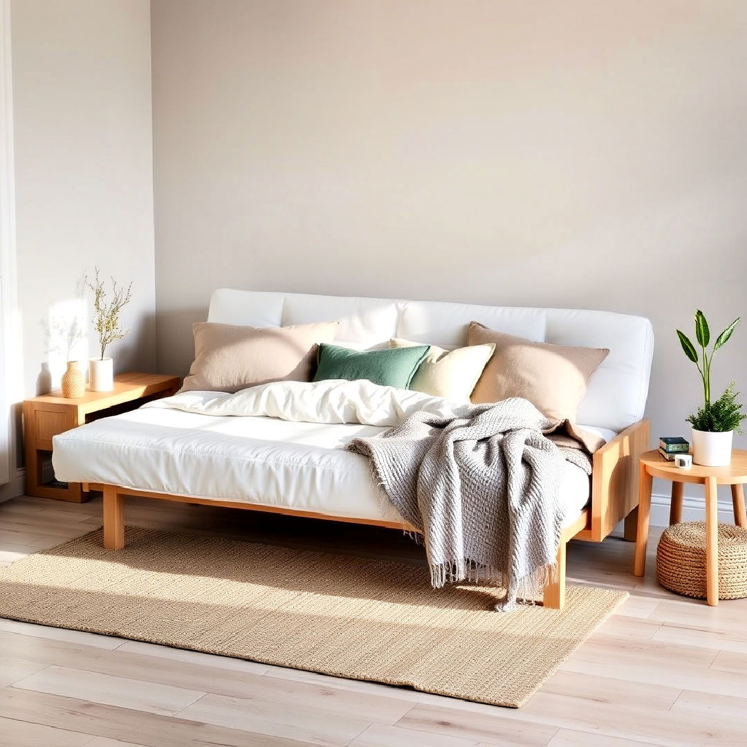scandinavian inspired futon bedroom - 15 Futon Bedroom Ideas