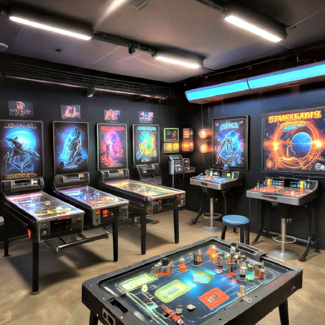 science fiction station for basement game room - 25 Basement Game Room Ideas