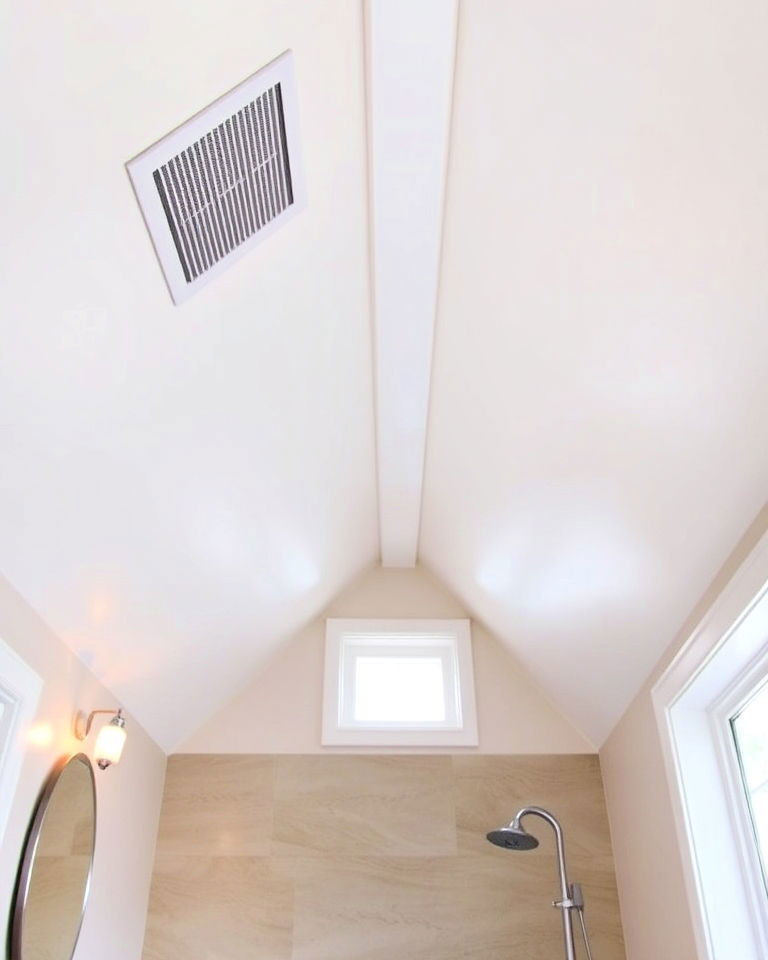 seamless vaulted ceiling with integrated ventilation - 40 Vaulted Ceiling Ideas