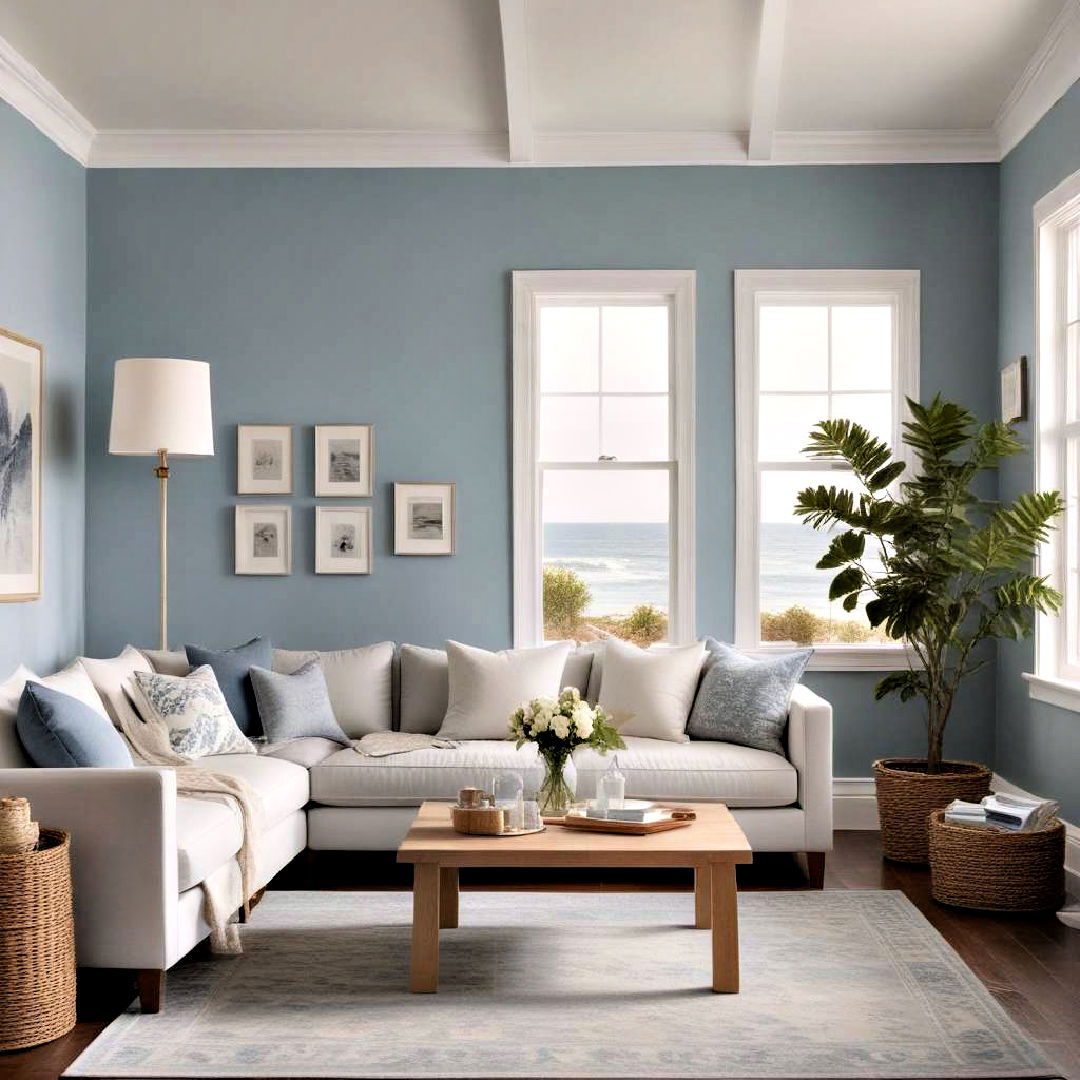 seaside calm blue gray paint color - 40 Blue-gray Paint Colors