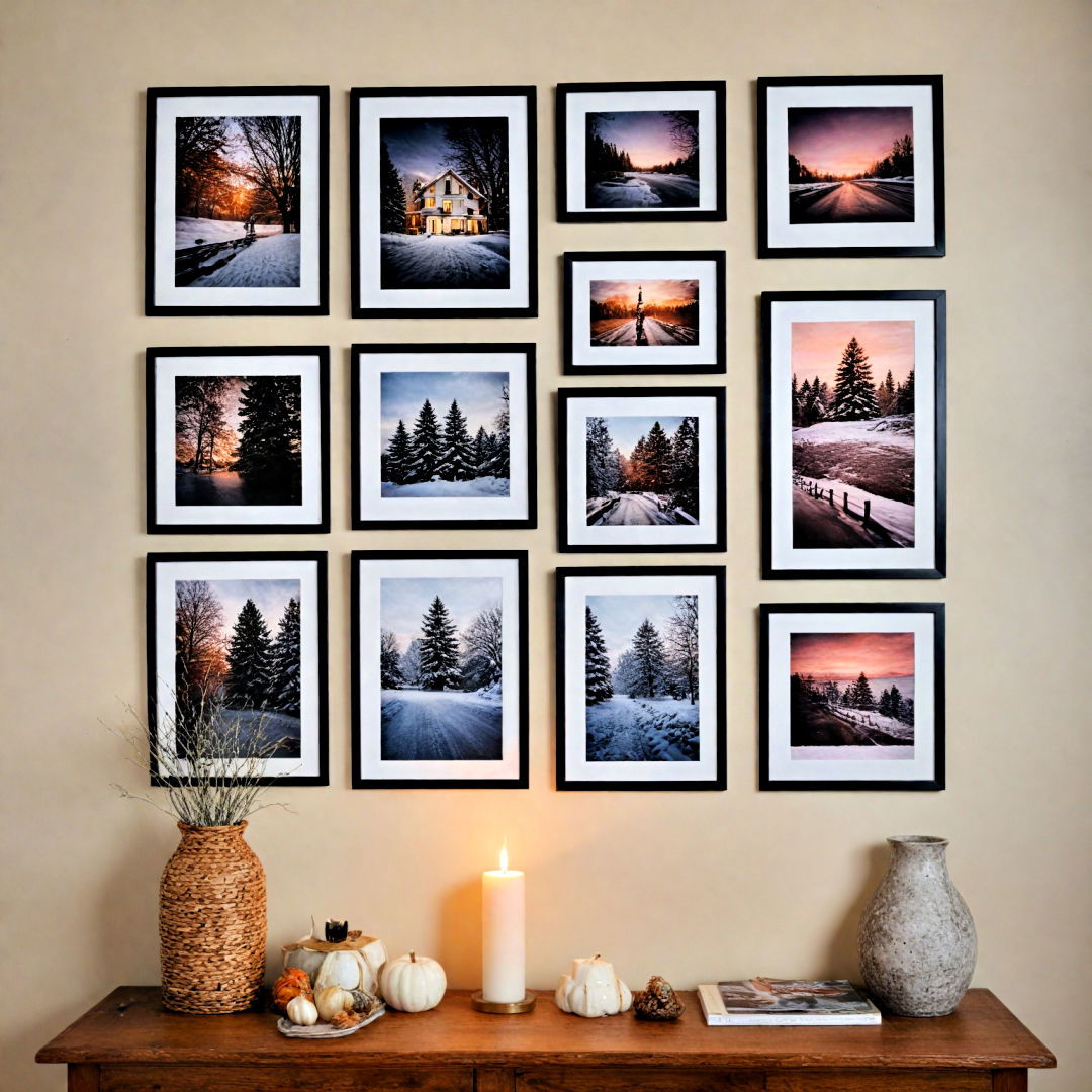 seasonal gallery wall decor - 40 Gallery Wall Ideas