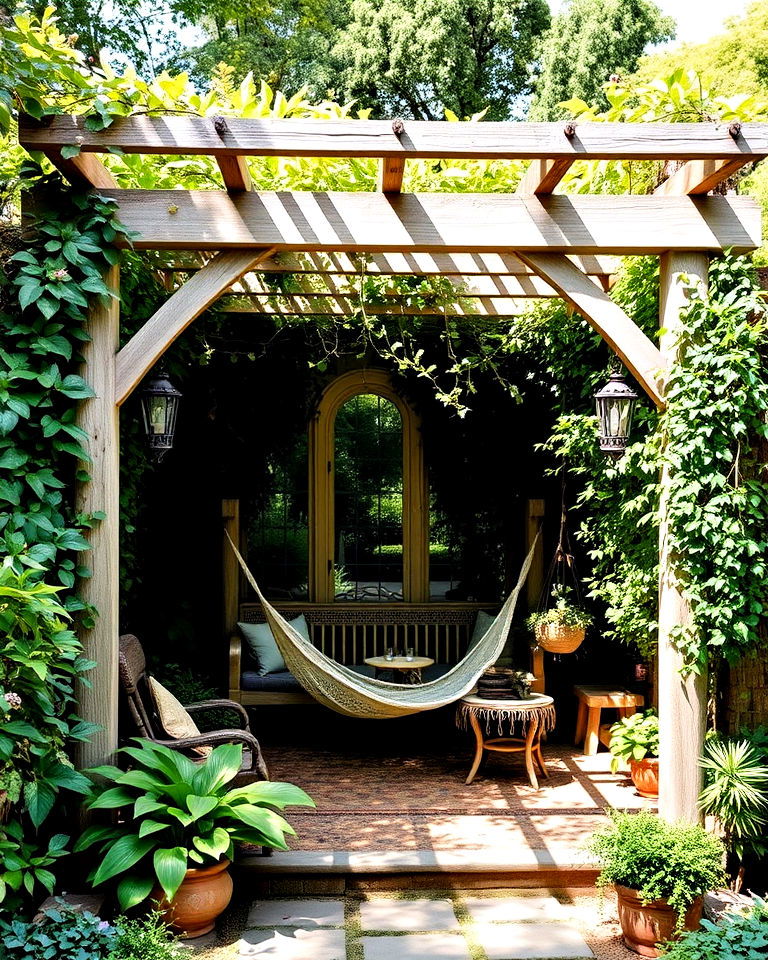 secret garden with shaded alcoves - 35 Secret Garden Ideas
