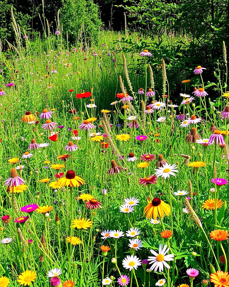 secret garden with wildflower meadows - 35 Secret Garden Ideas