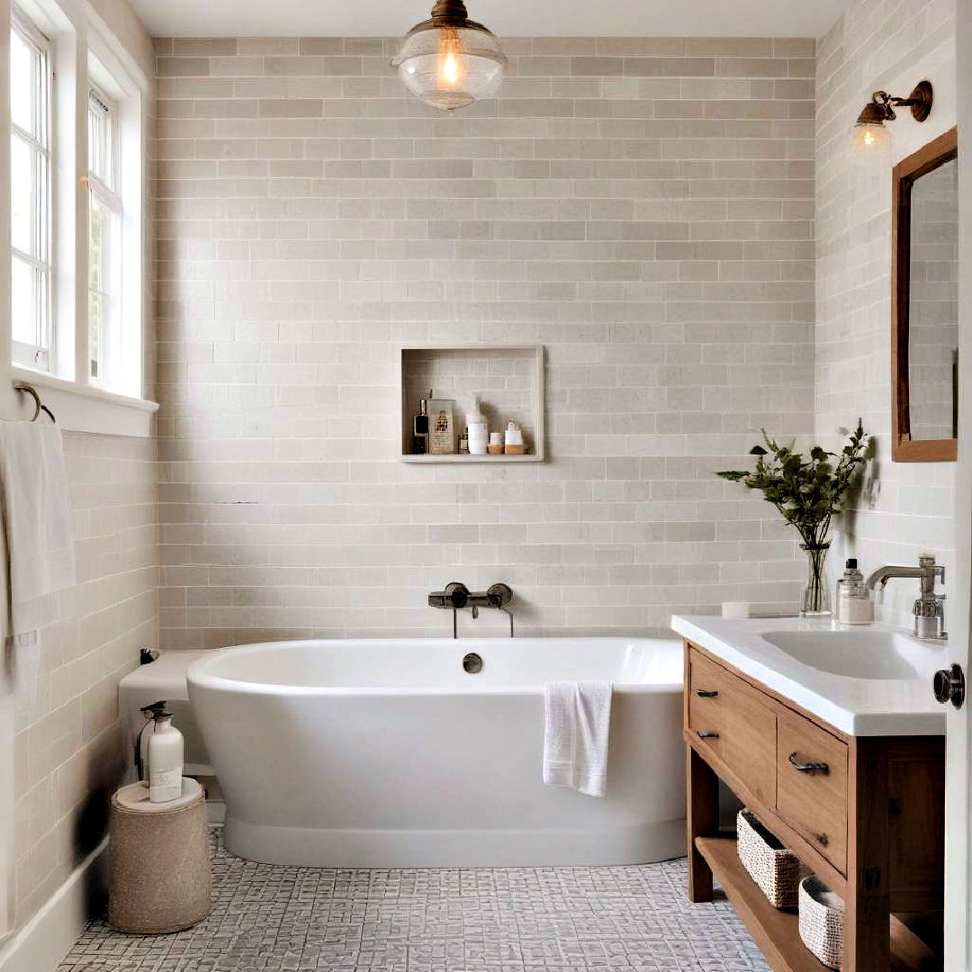 select light colors - 25 Small Bathroom Ideas on a Budget