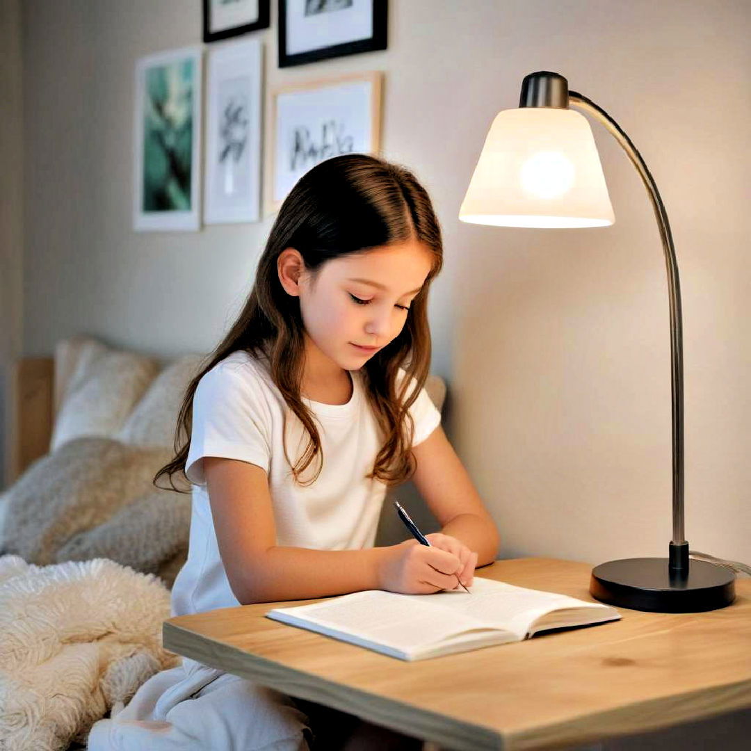 sensory friendly dimmable lamp - 25 Homeschool Room Ideas