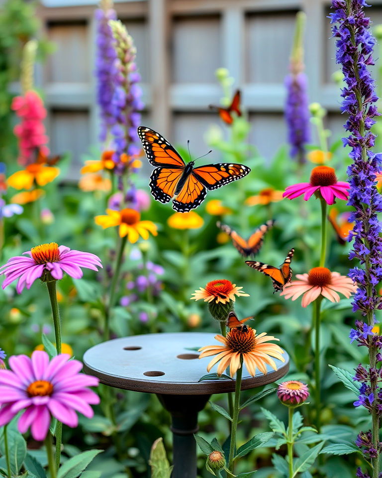 sensory garden with butterfly and pollinator zones - 25 Sensory Garden Ideas