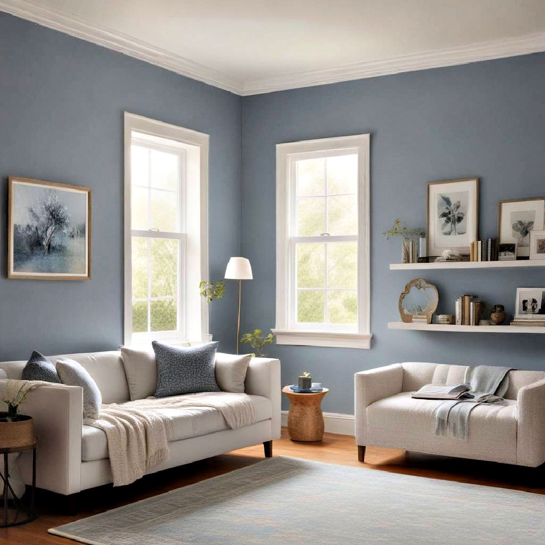 serene blue paint color - 40 Blue-gray Paint Colors