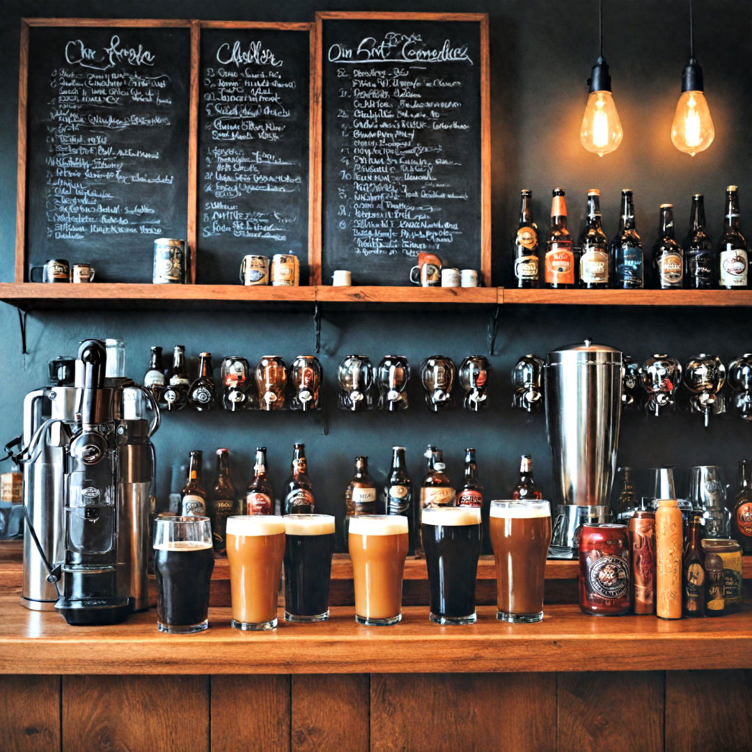 serve both high quality coffee and craft beer - 40 Coffee Bar Ideas