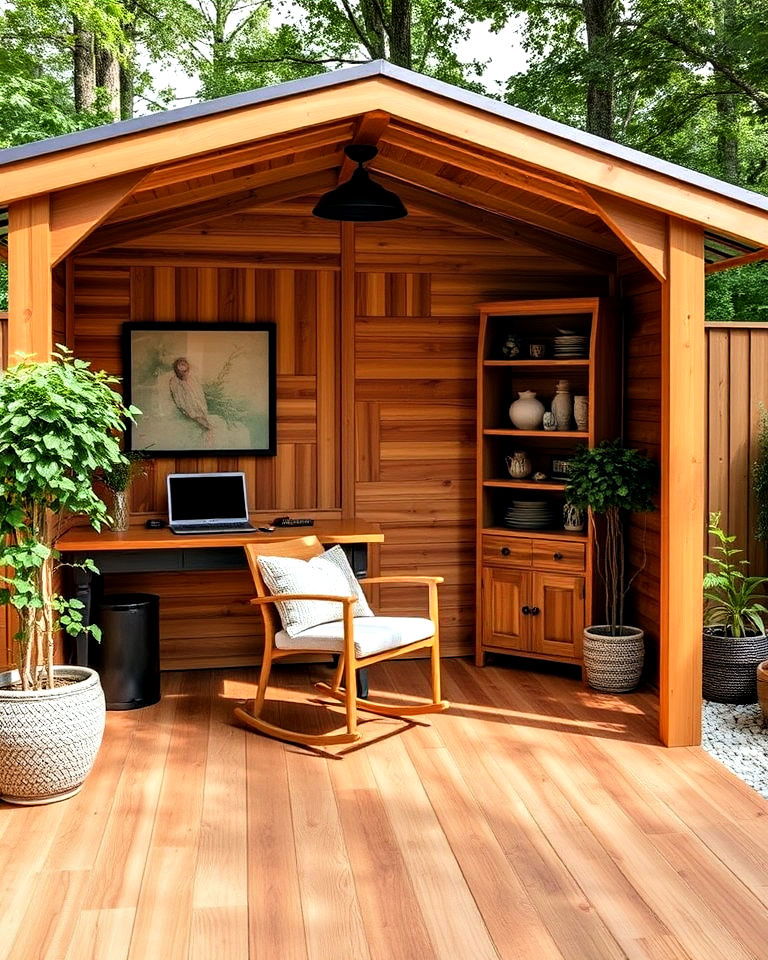 shed flooring with engineered wood - 20 Shed Floor Ideas
