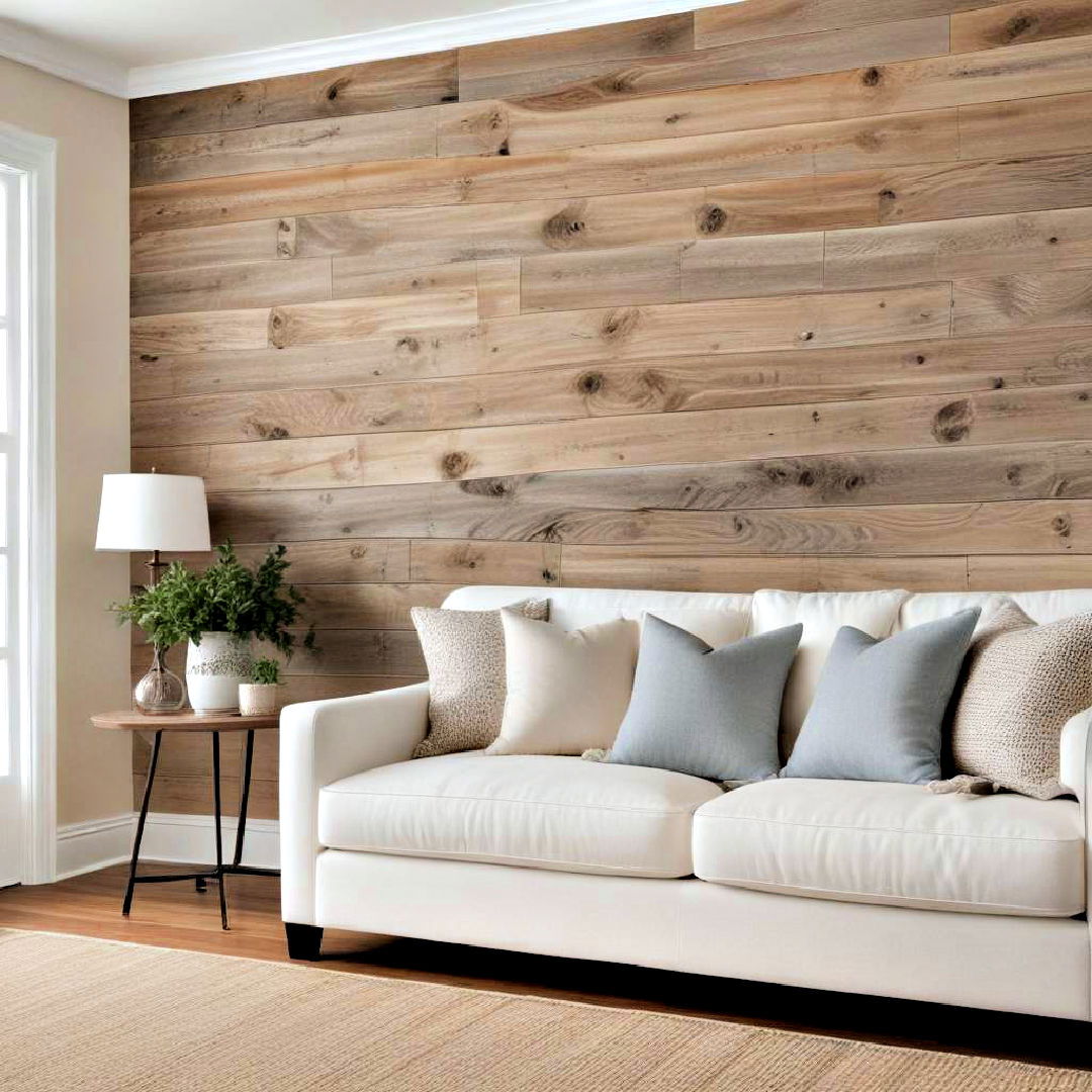 shiplap accent wall - 25 Accent Wall Ideas