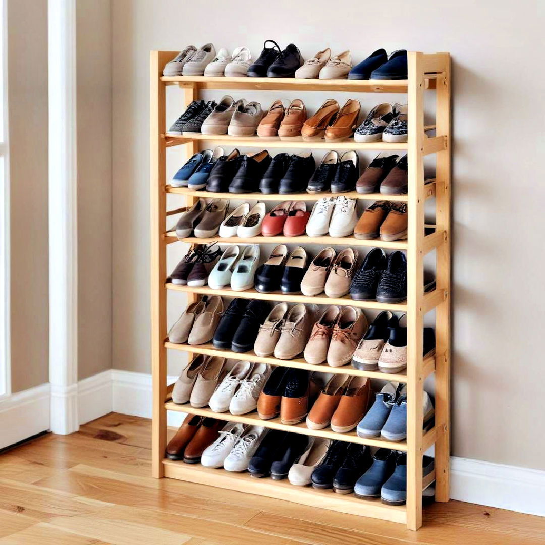 shoe rack for small apartment storage - 30 Small Apartment Storage Ideas