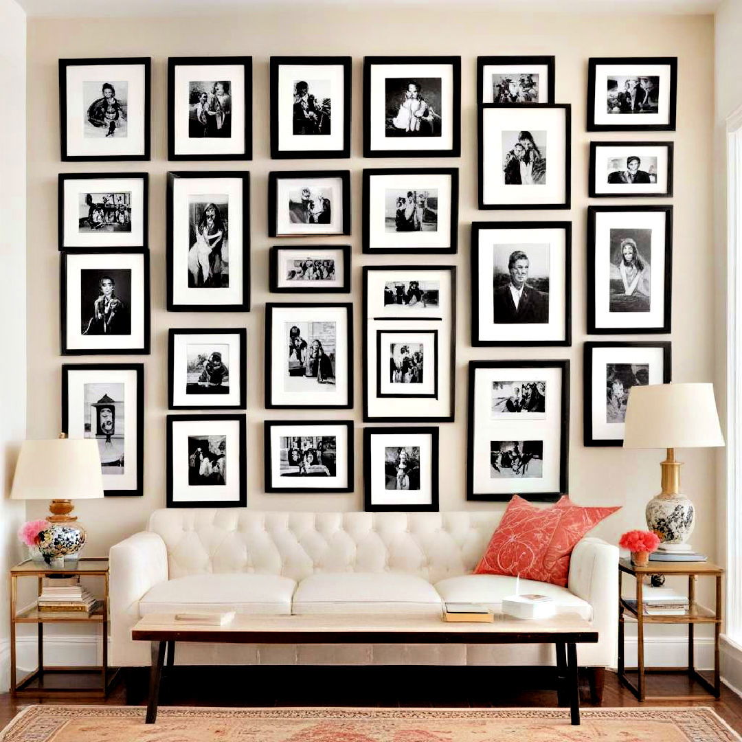 showcase your favorite photos - 30 Preppy Room Ideas