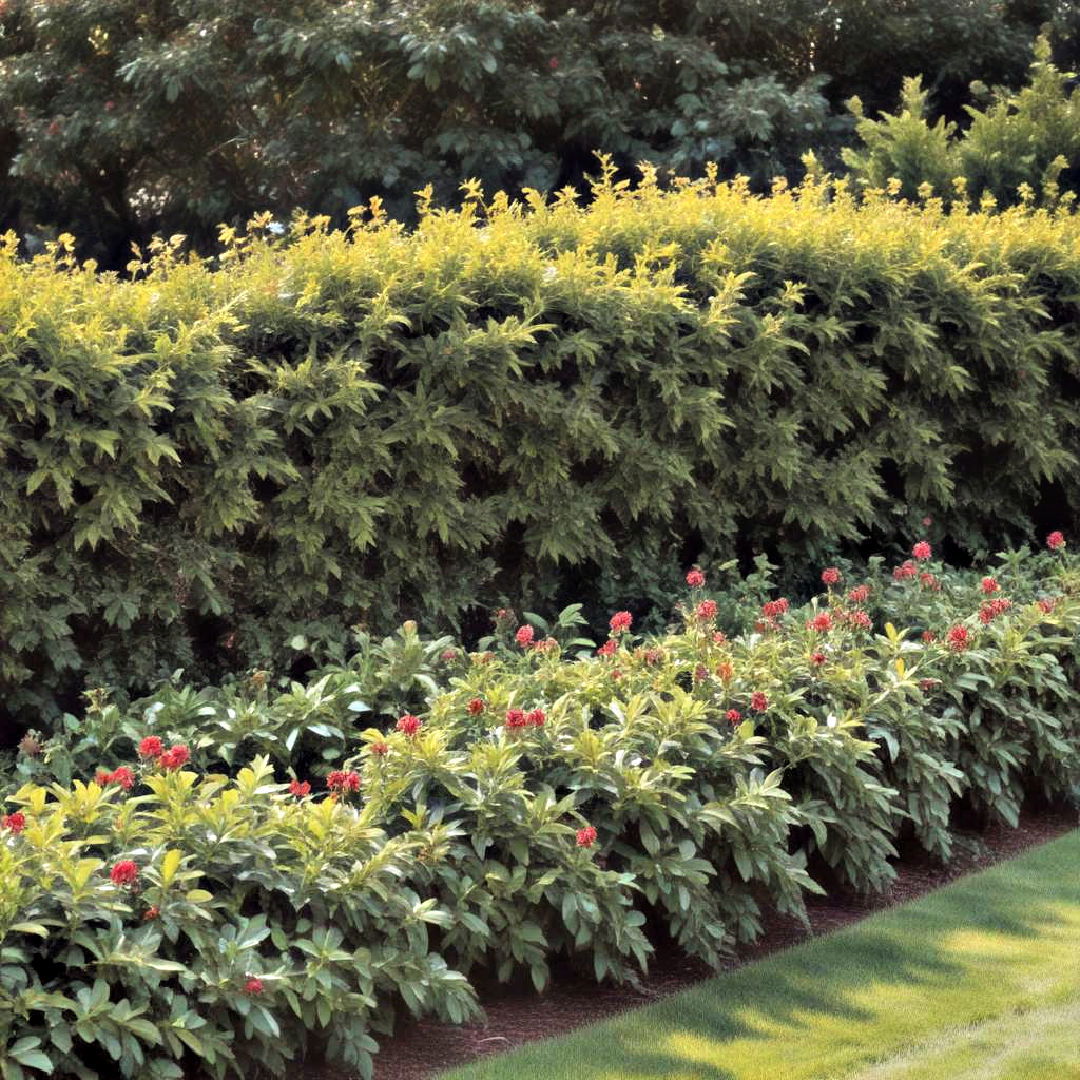 shrubs and bushes as outdoor privacy screen - 30 Outdoor Privacy Screen Ideas