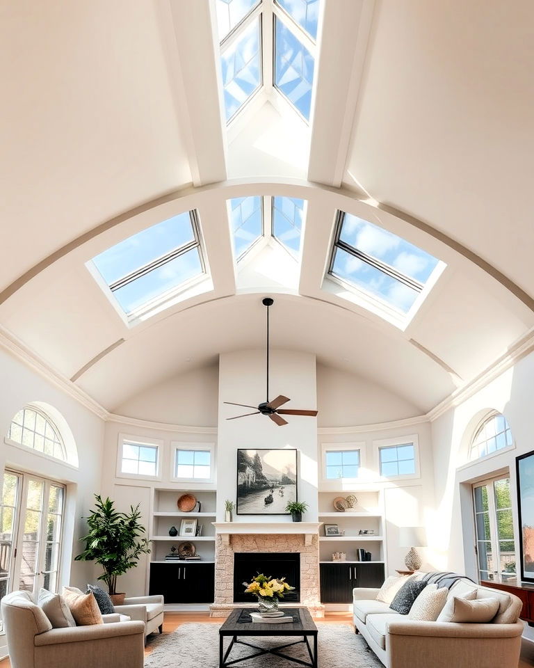 skylights for barrel ceiling - 20 Barrel Ceiling Ideas