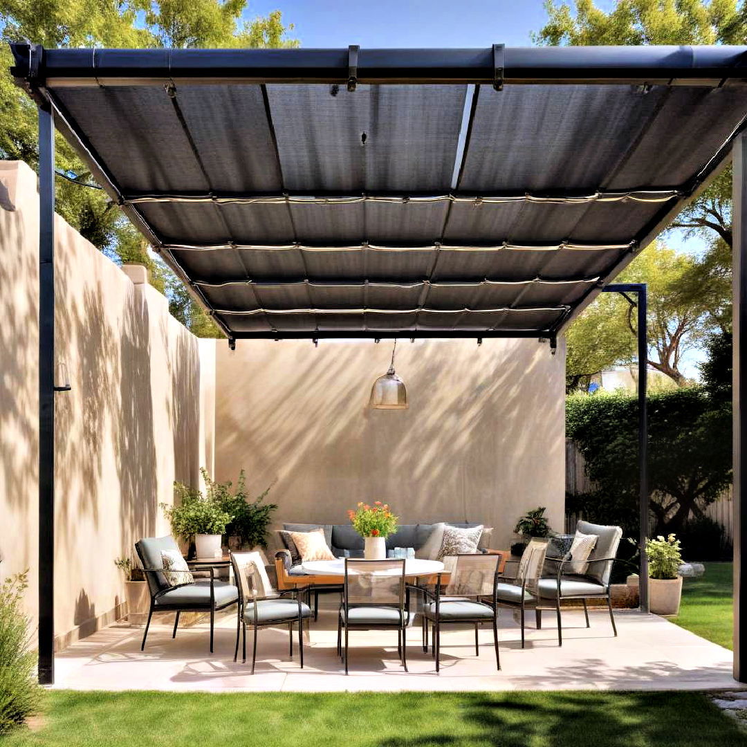 slide on wire pergola idea - 20 Modern Pergola Ideas