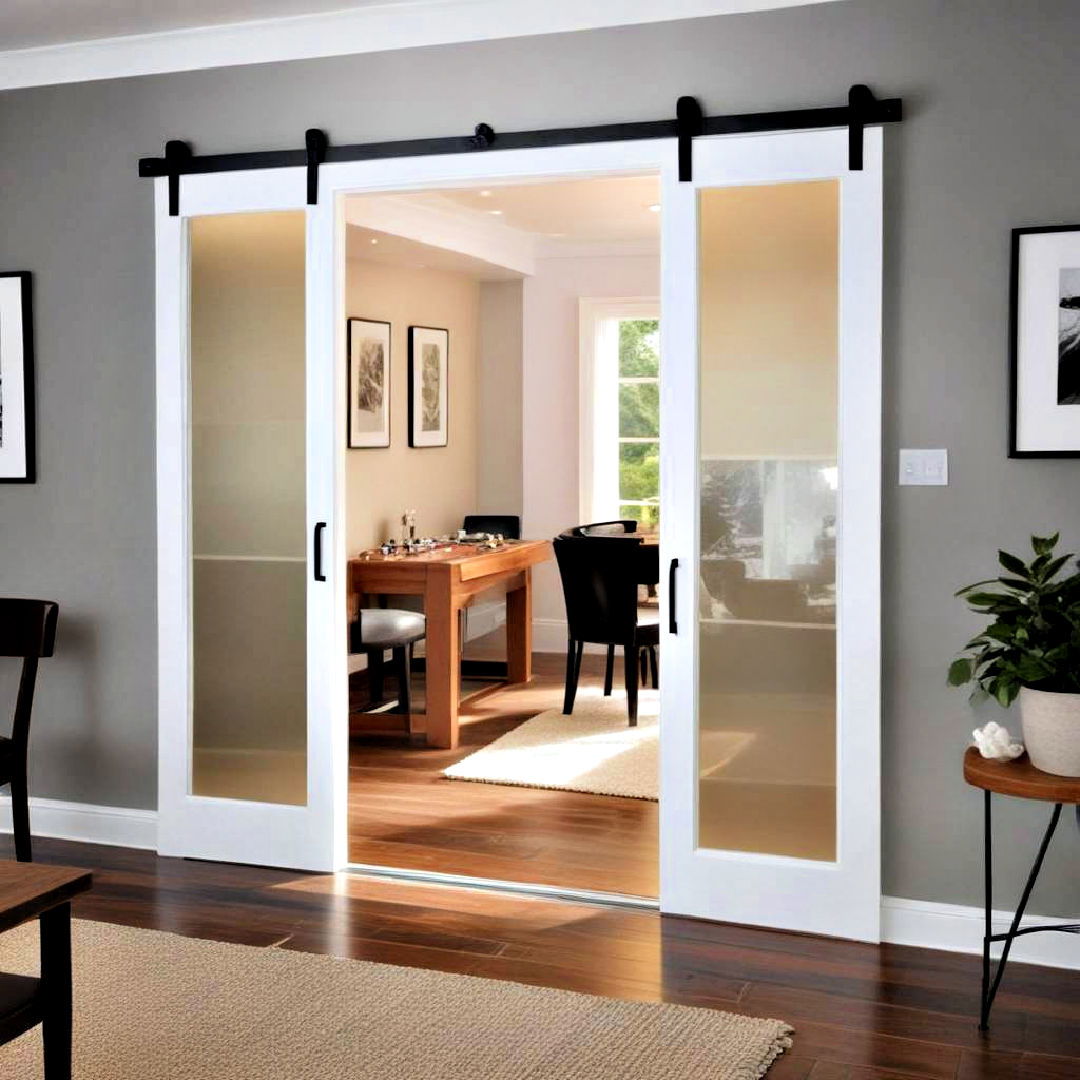 sliding doors to save space - 25 Small Game Room Ideas