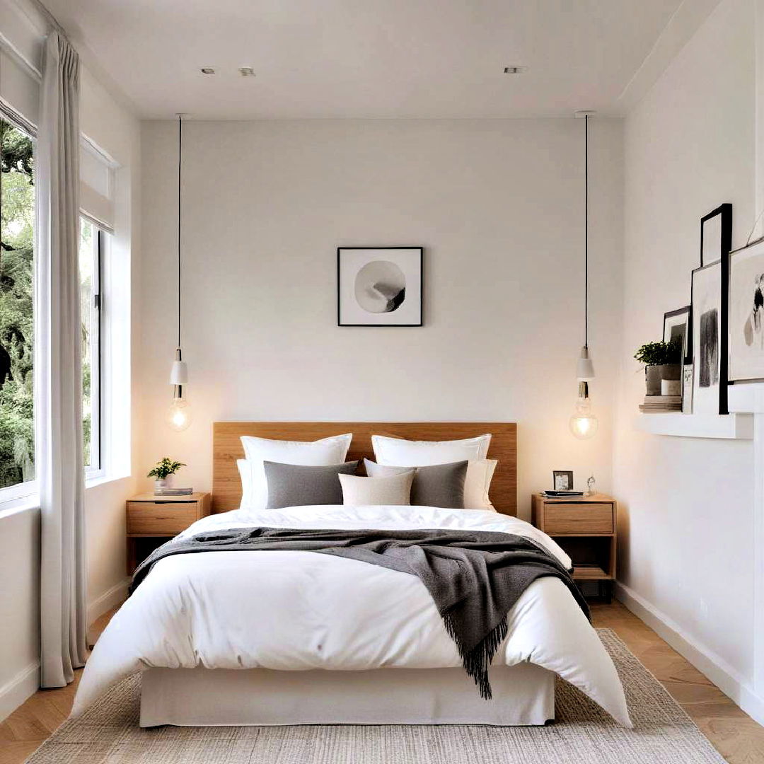 small bedroom with minimalist design - 40 Small Bedroom Ideas