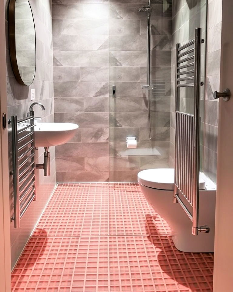 small ensuite with underfloor heating - 25 Small Ensuite Design Ideas