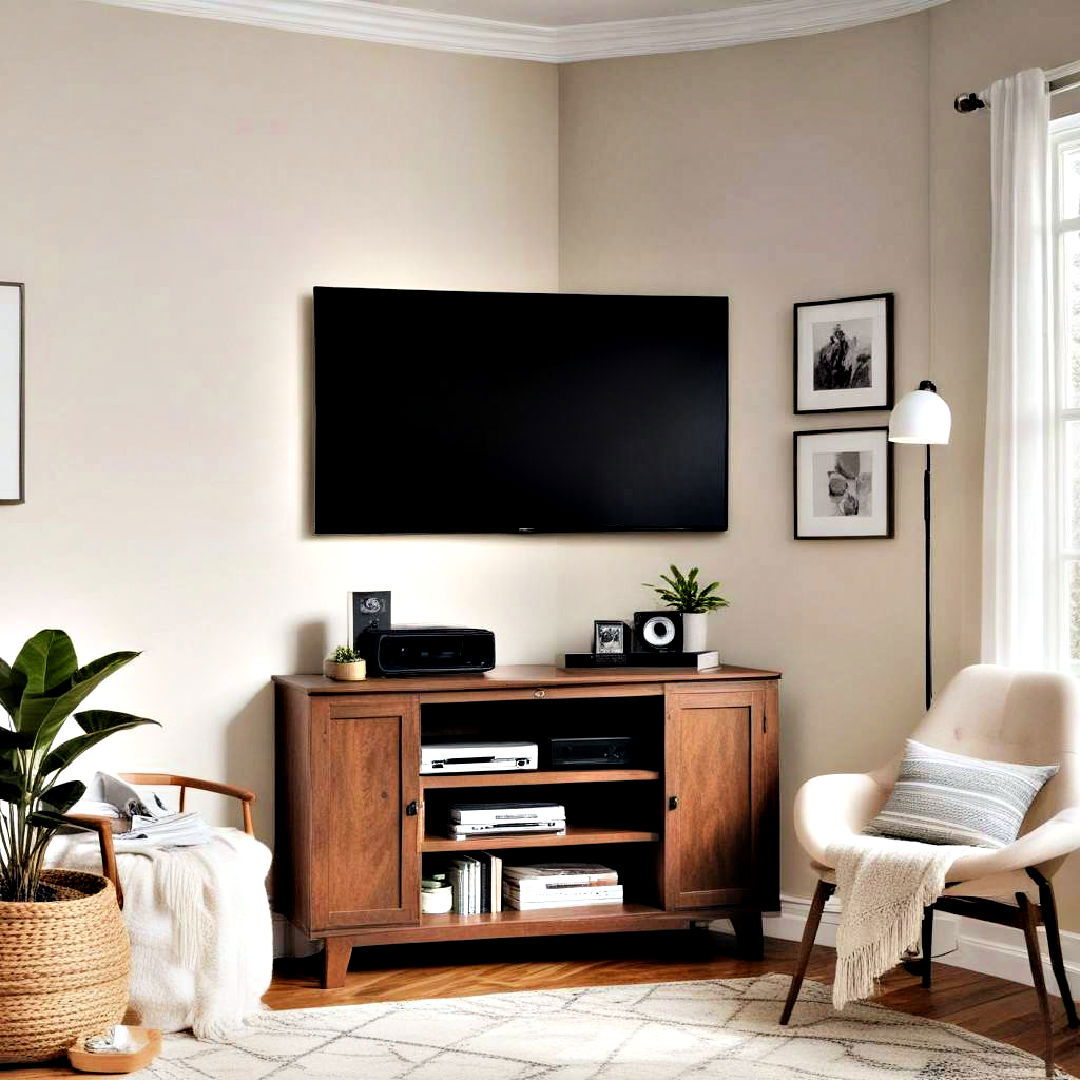 small entertainment corner - 15 Bedroom Corner Ideas