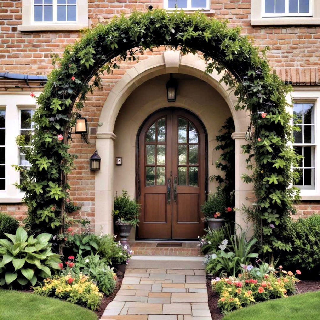 small front yard landscaping with archway - 40 Small Front Yard Landscaping Ideas