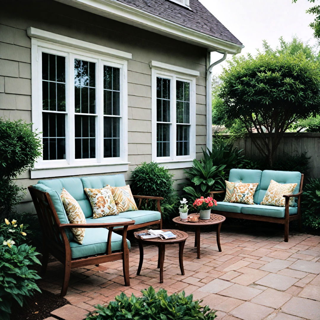 small front yard landscaping with seating area - 40 Small Front Yard Landscaping Ideas