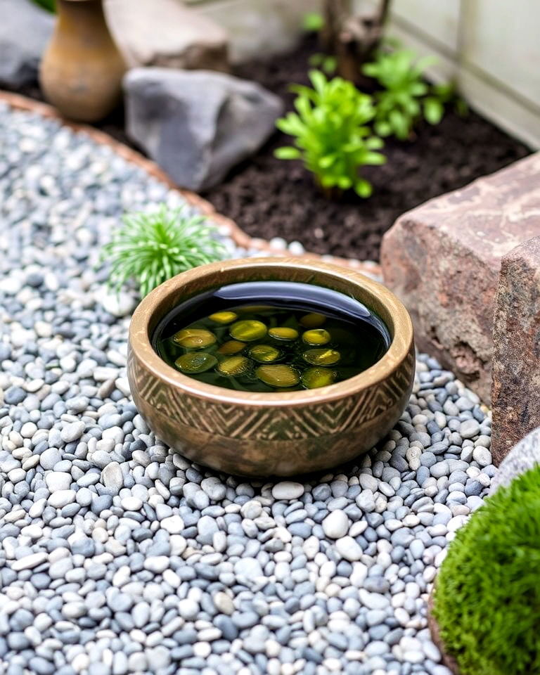 small zen garden with water basin - 20 Small Zen Garden Ideas