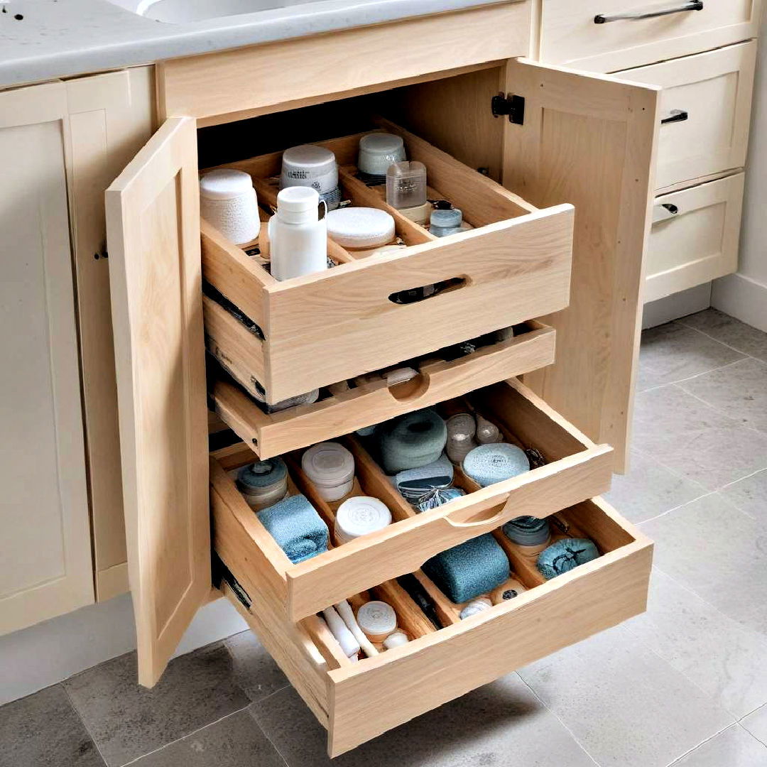 smart hidden storage - 40 Bathroom Design Ideas