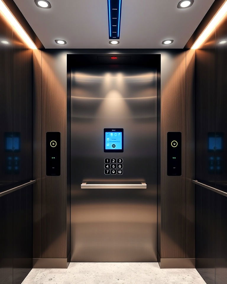 smart voice activated control - 25 Elevator Design Ideas
